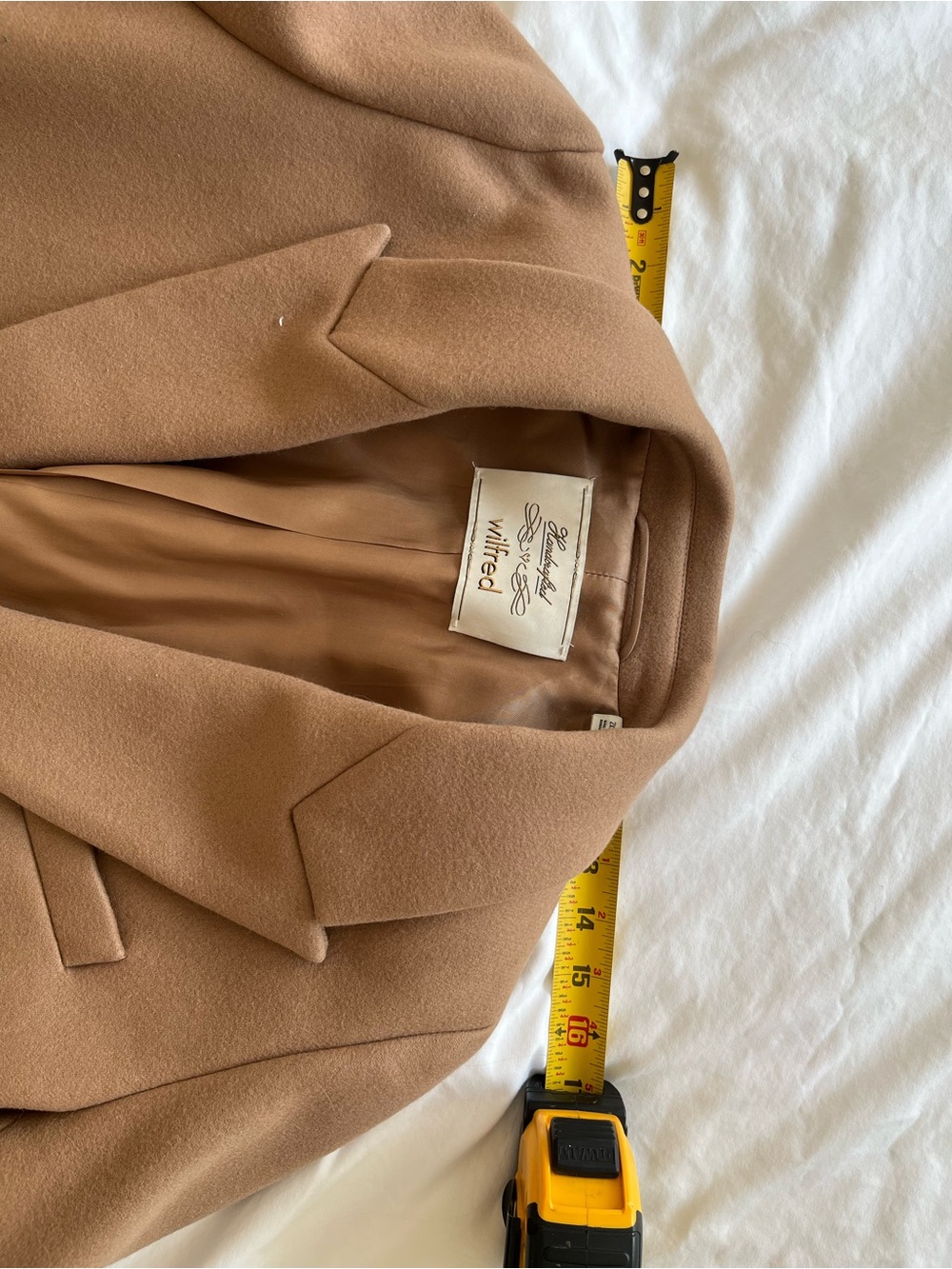 Aritzia Wilfred Wool Cashmere Coat - Picture 8 of 11